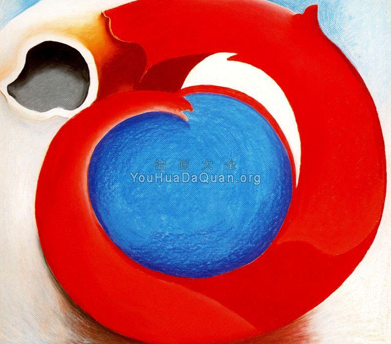 Goat's Horn With Red - 乔治亚·奥基夫